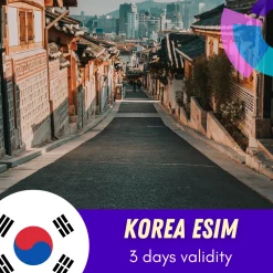Korea eSIM 3 days