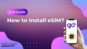 How to install Korea eSIM