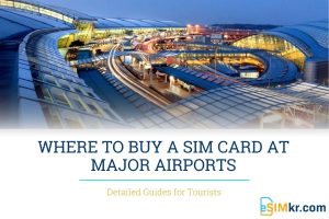 buy a sim card at korea airports